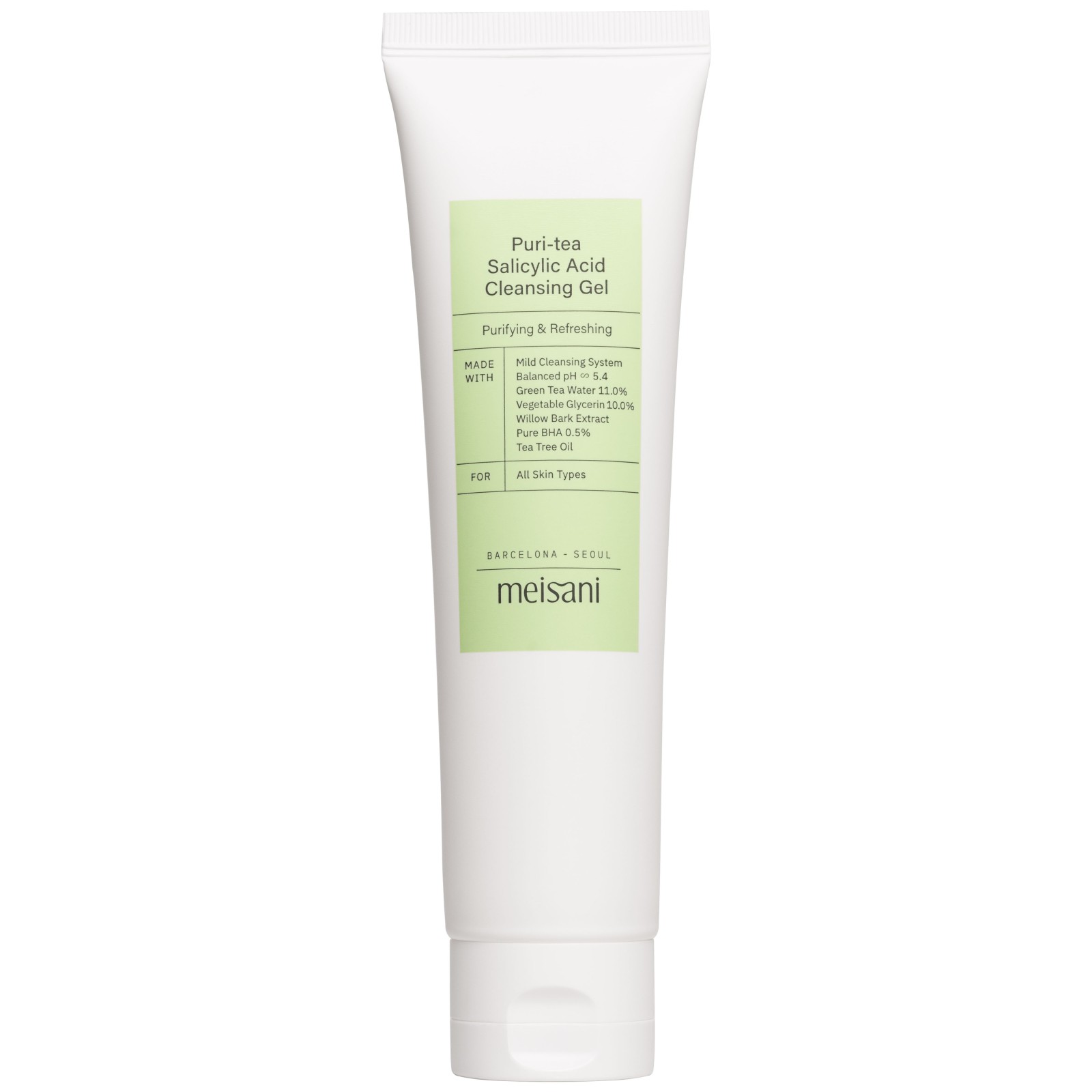 Puri-tea Salicylic Acid Cleansing Gel - Meisani | MiiN