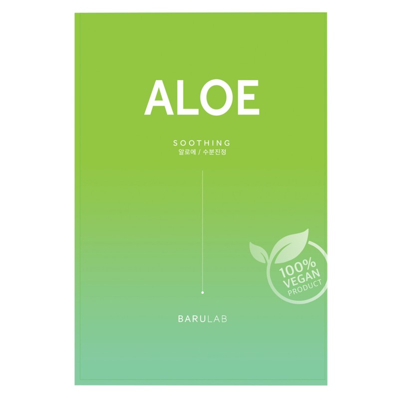 Mascarilla de tejido calmante con aloe vera - Barulab | MiiN Cosmetics