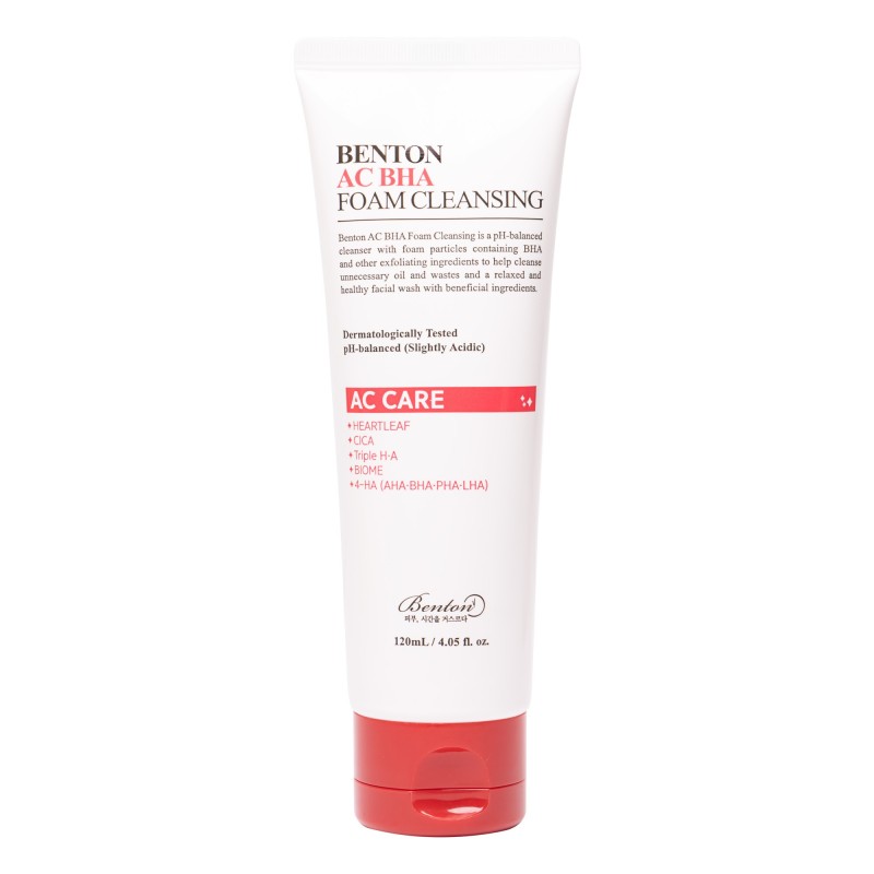 Limpiador gel to foam con BHA para piel grasa - 120 ml - Benton | MiiN Cosmetics
