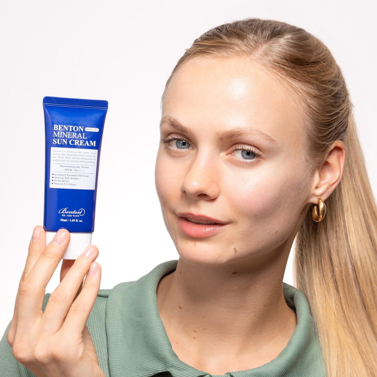 Skin Fit Mineral Sun Cream (SPF50+ PA++++) - Benton | MiiN Cosmetics
