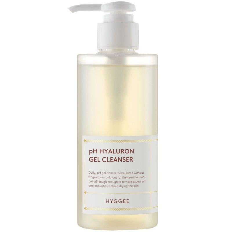 Gel limpiador pH neutro con ácido hialurónico Hyggee | MiiN Cosmetics