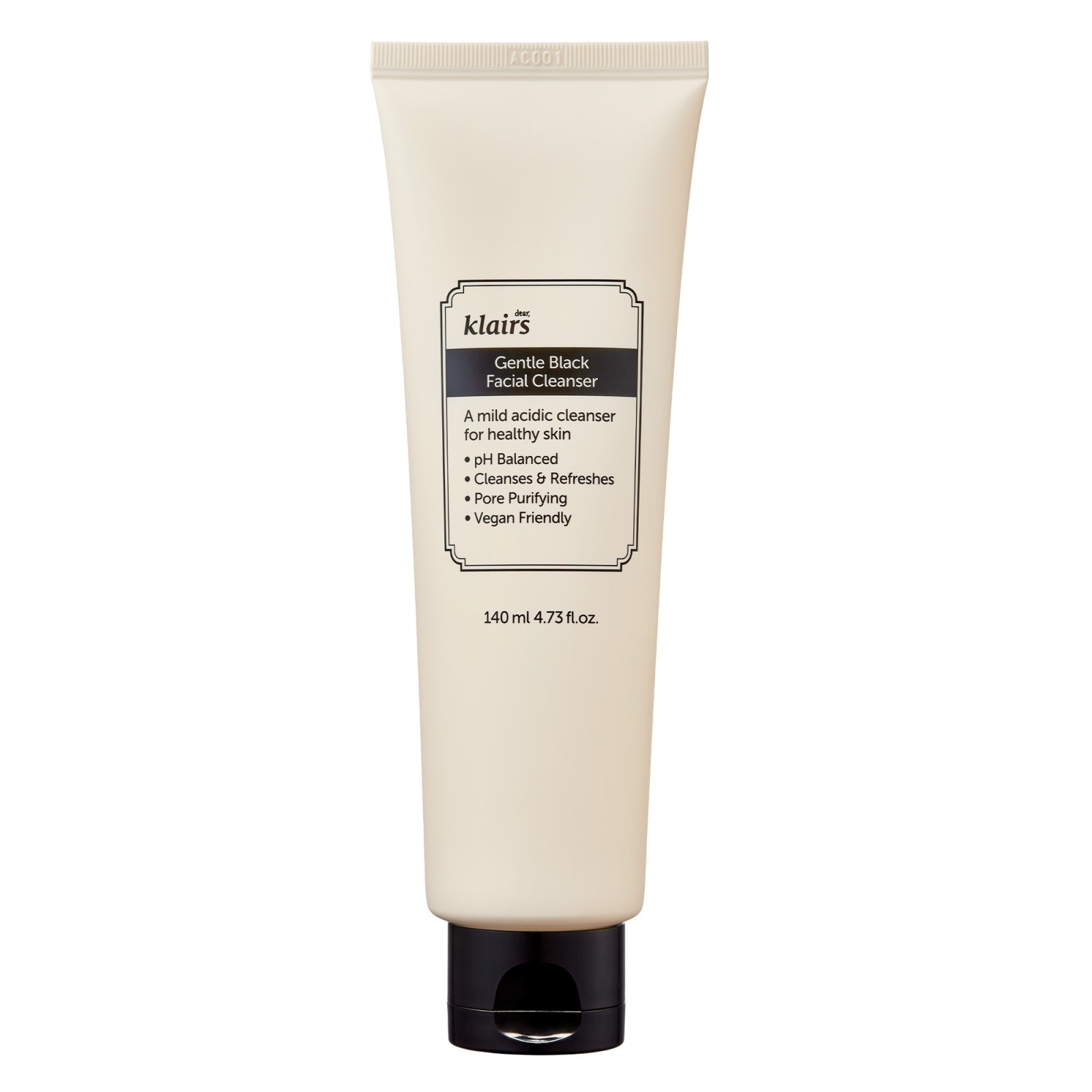 Gentle Black Facial Cleanser - Klairs | MiiN Cosmetics