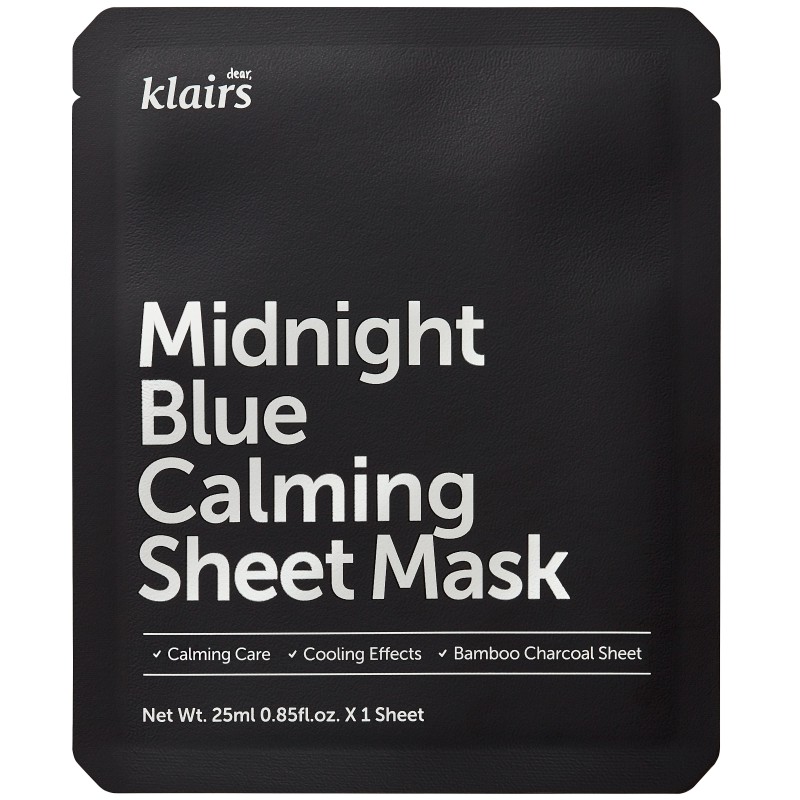 Midnight Blue Calming Sheet Mask - Klairs | MiiN