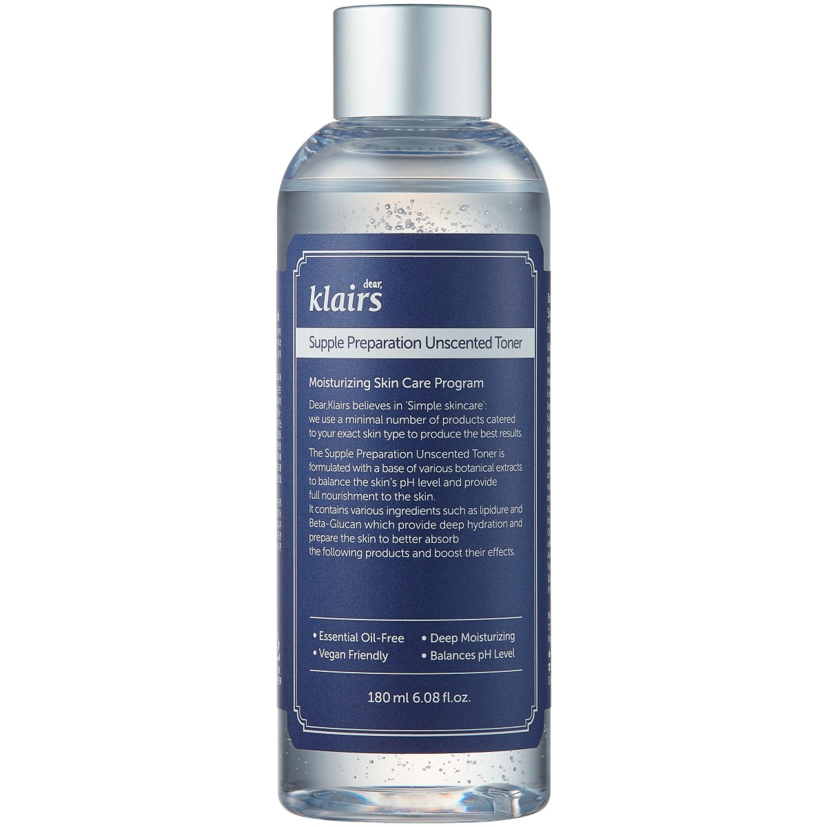 Supple Preparation Unscented Facial Toner - Klairs | MiiN Cosmetics