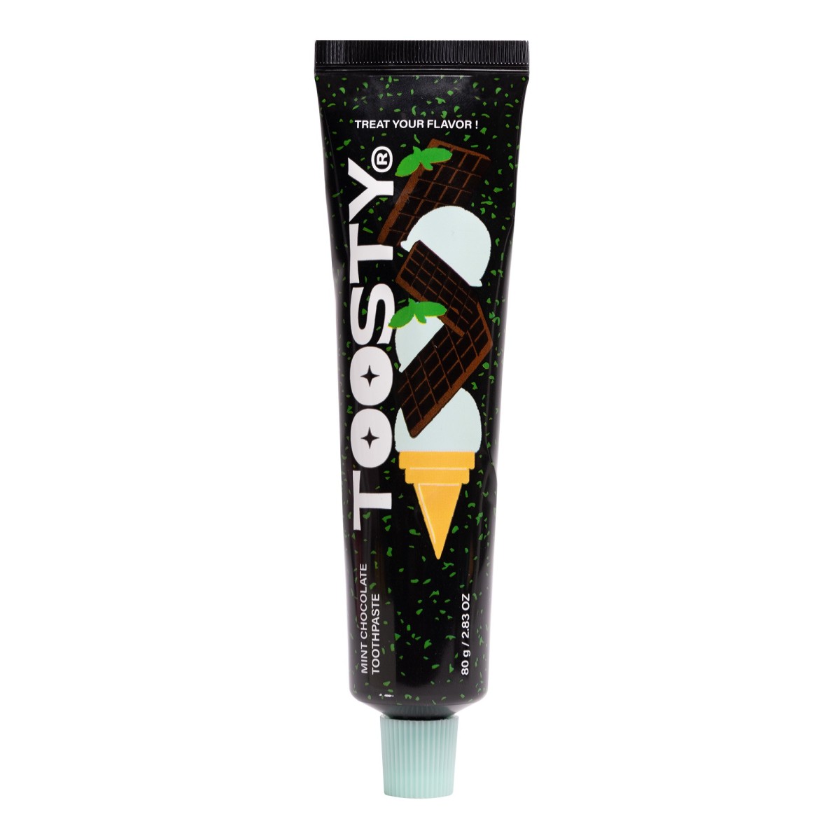 Pasta de dientes coreana sabor menta chocolate - 80 g y 50 g - Toosty | MiiN Cosmetics