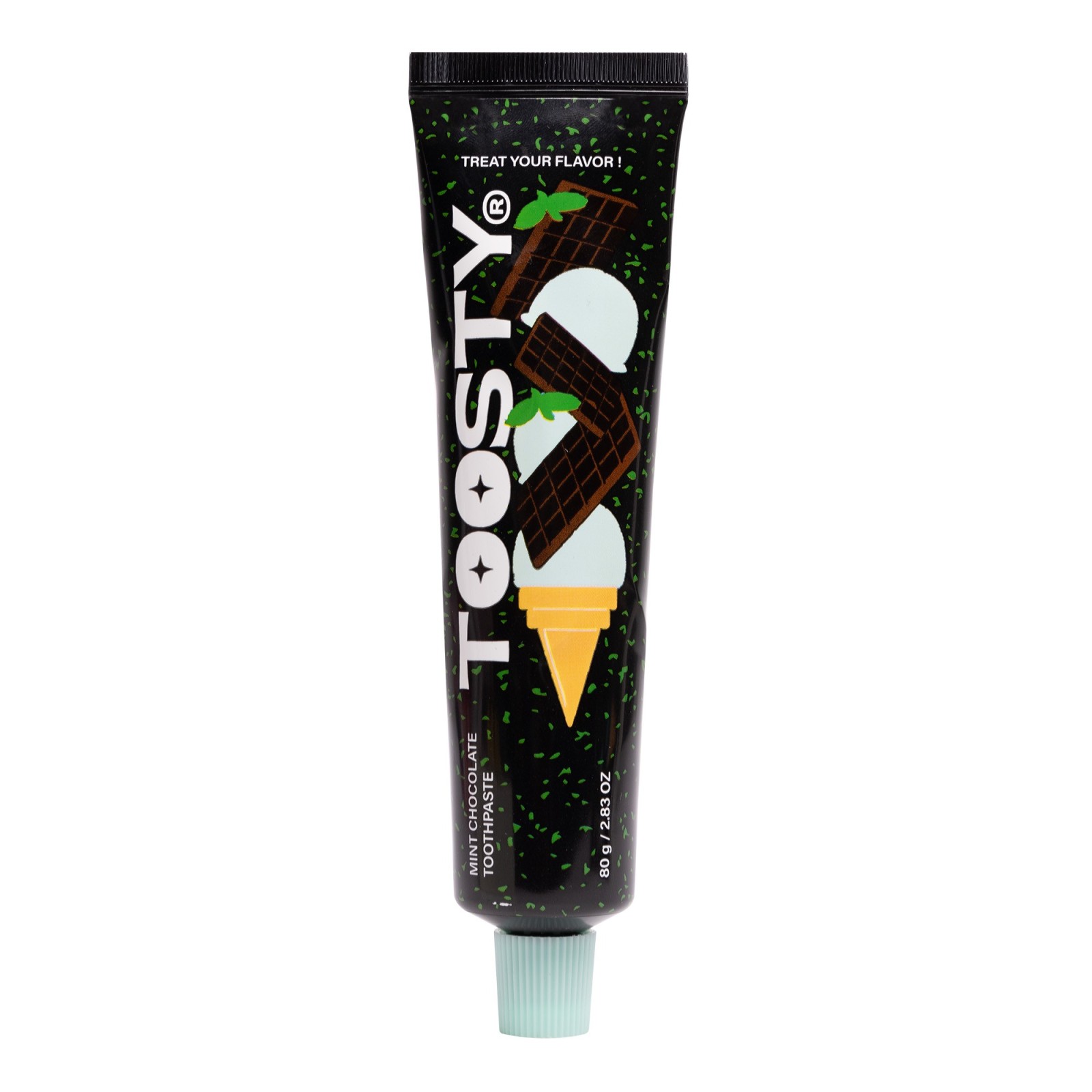 Pasta de dientes coreana sabor menta chocolate - 80 g y 50 g - Toosty | MiiN Cosmetics