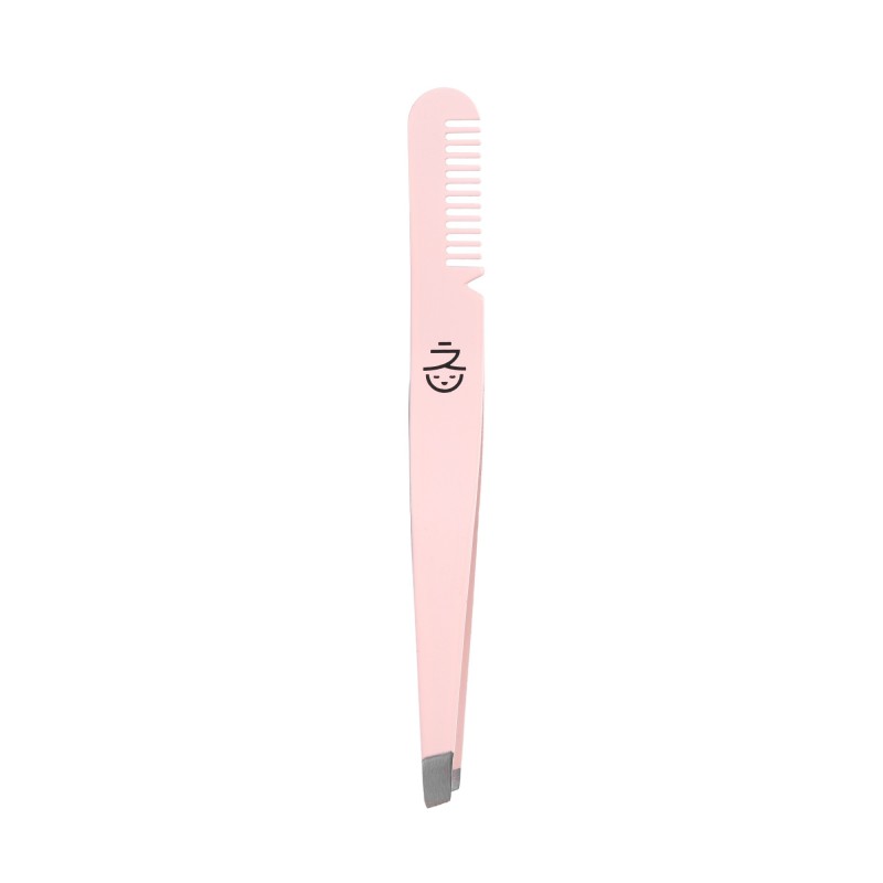 Precision eyebrow tweezers with comb|MiiN cosmetics