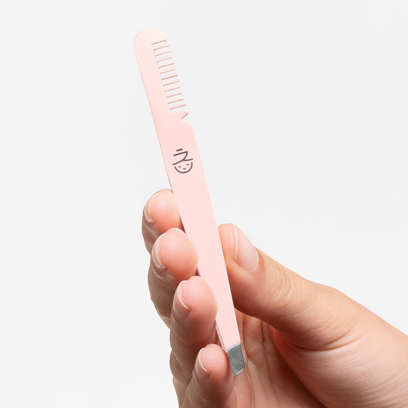 Precision eyebrow tweezers with comb|MiiN cosmetics