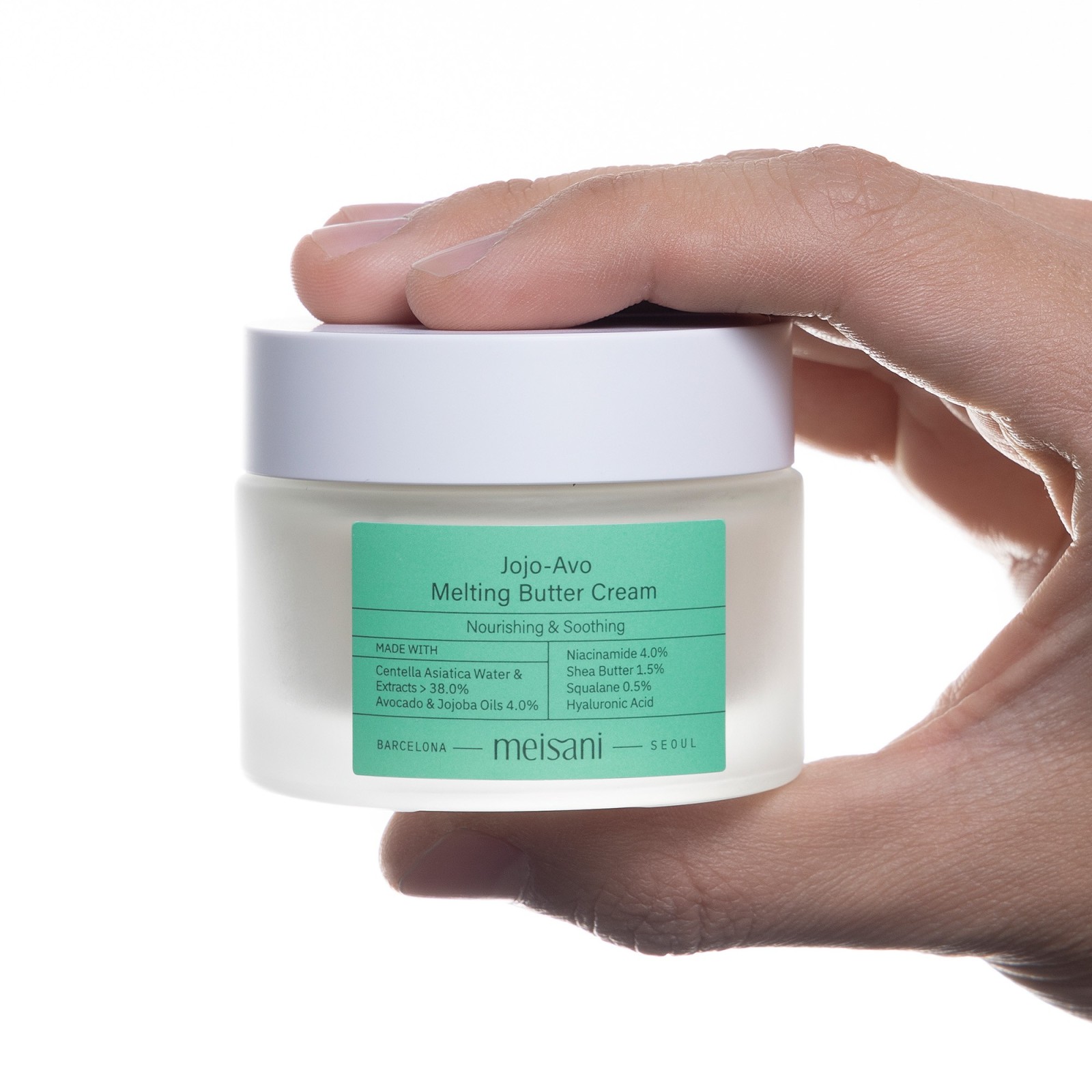 Crema hidratante nutritiva con aguacate y CICA - Meisani | MiiN Cosmetics