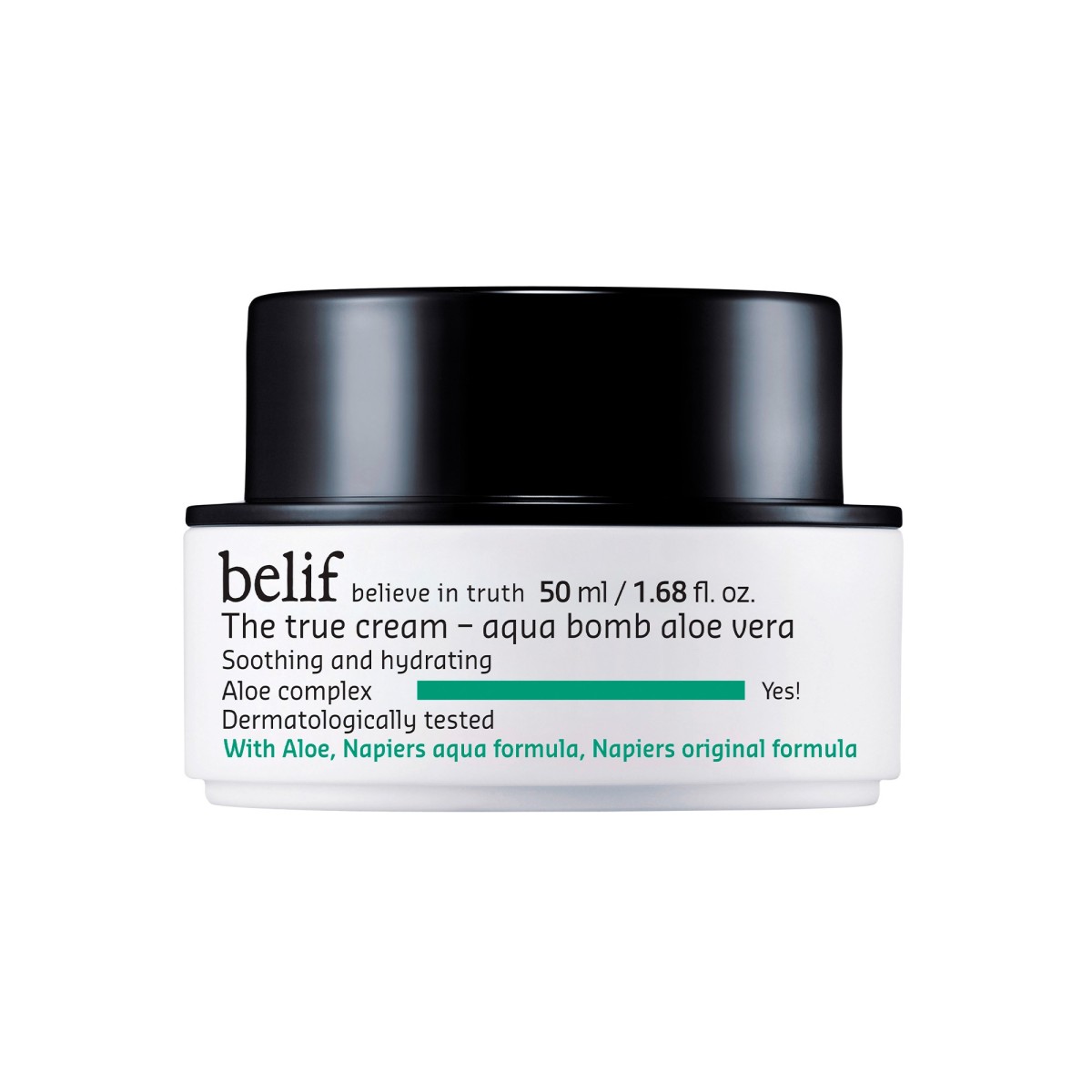 Crema gel calmante con aloe vera para rojeces de Belif | MiiN Cosmetics