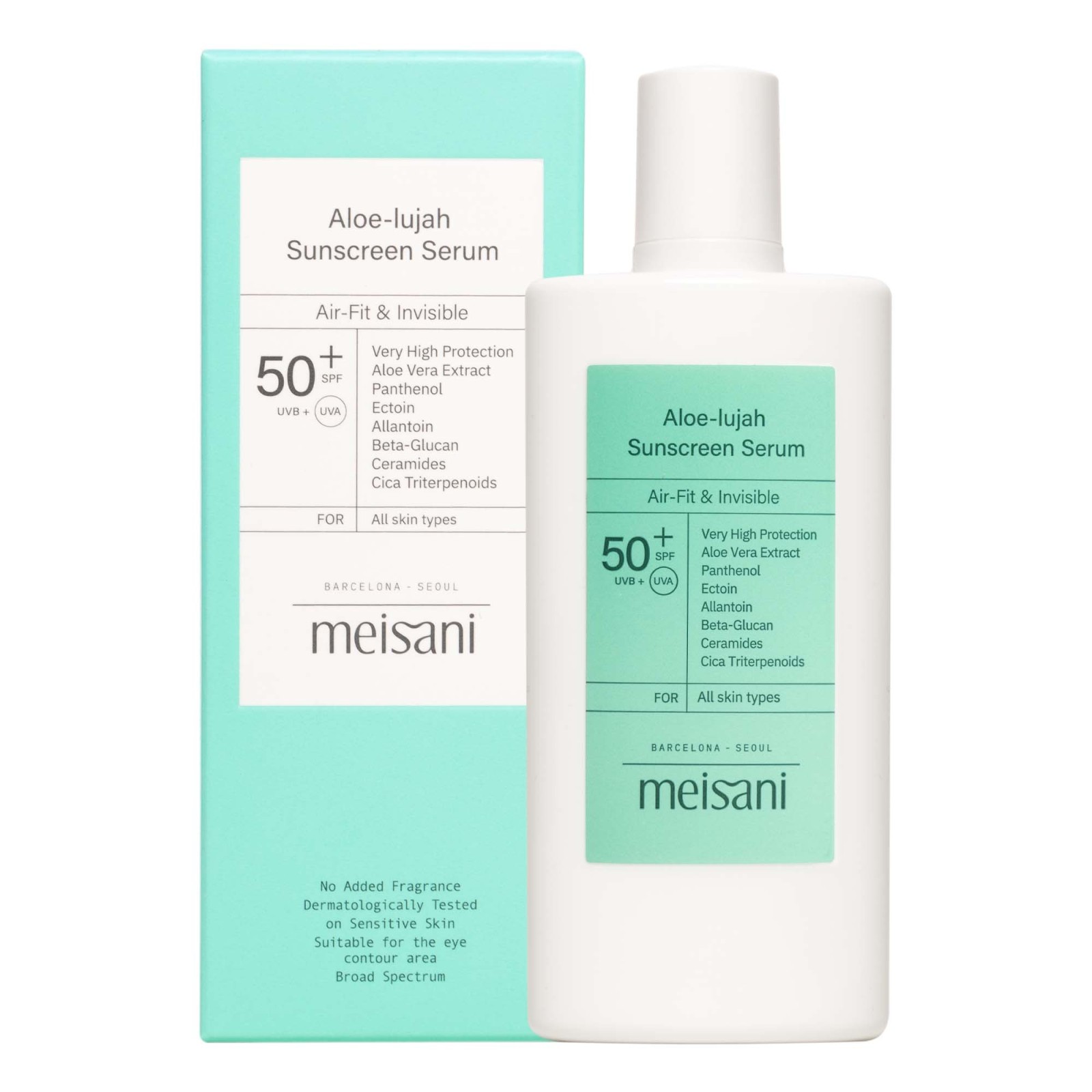 Protector solar Aloe-lujah Serum · Meisani | MiiN Cosmetics